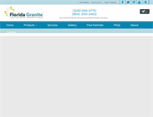 Tablet Screenshot of floridagranite.com